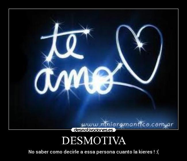 DESMOTIVA -