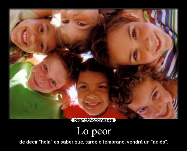 Lo peor - 