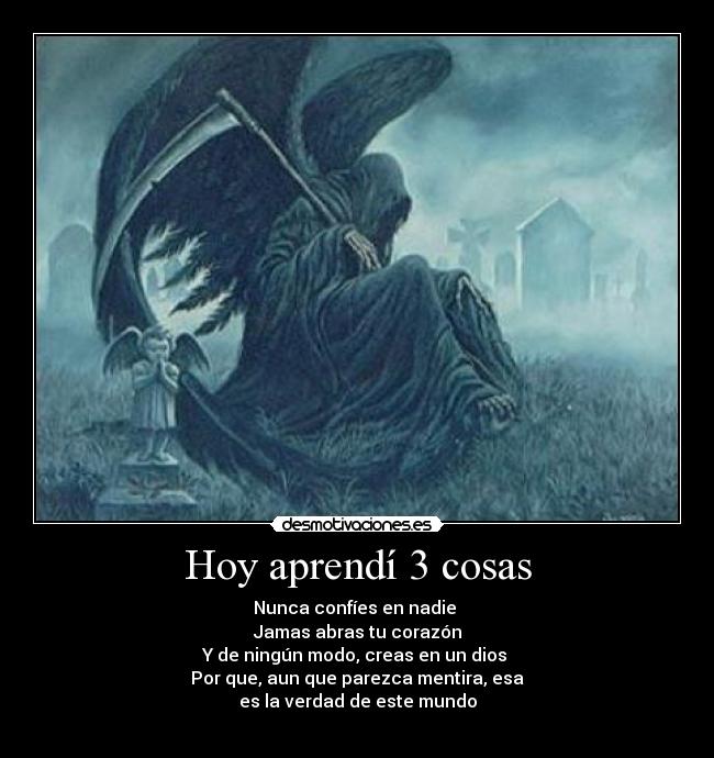 Hoy aprendí 3 cosas -