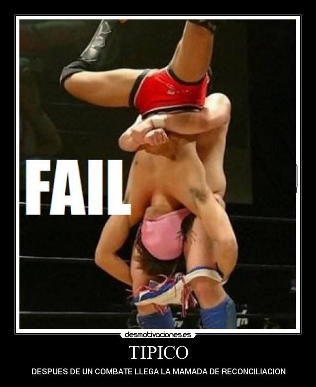 TIPICO - DESPUES DE UN COMBATE LLEGA LA MAMADA DE RECONCILIACION