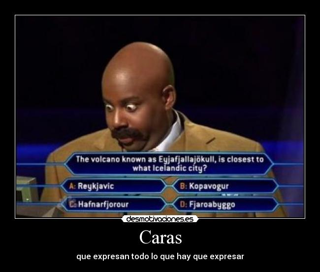 Caras - que expresan todo lo que hay que expresar