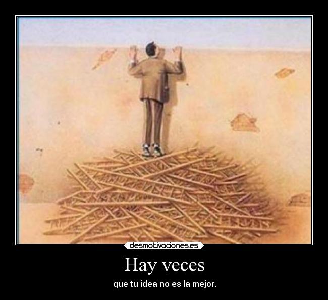 Hay veces -