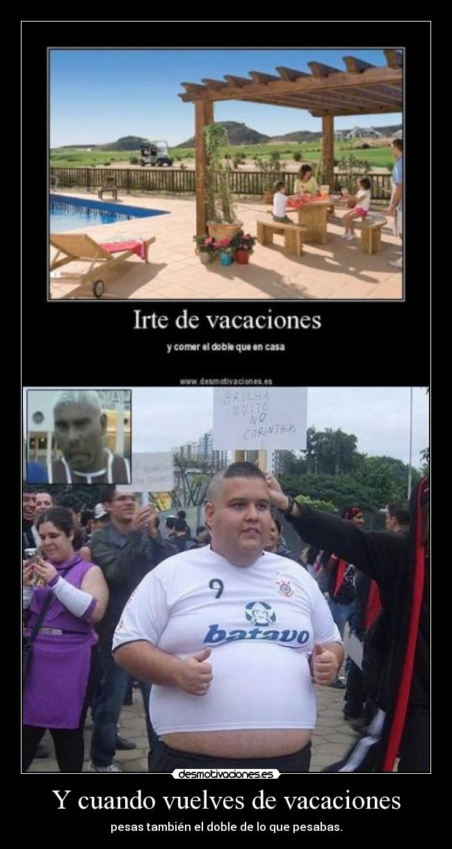 Y cuando vuelves de vacaciones - 