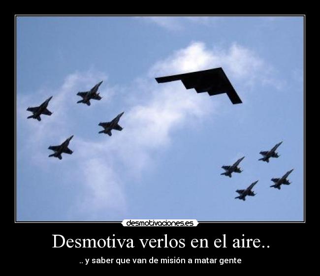 Desmotiva verlos en el aire.. - 