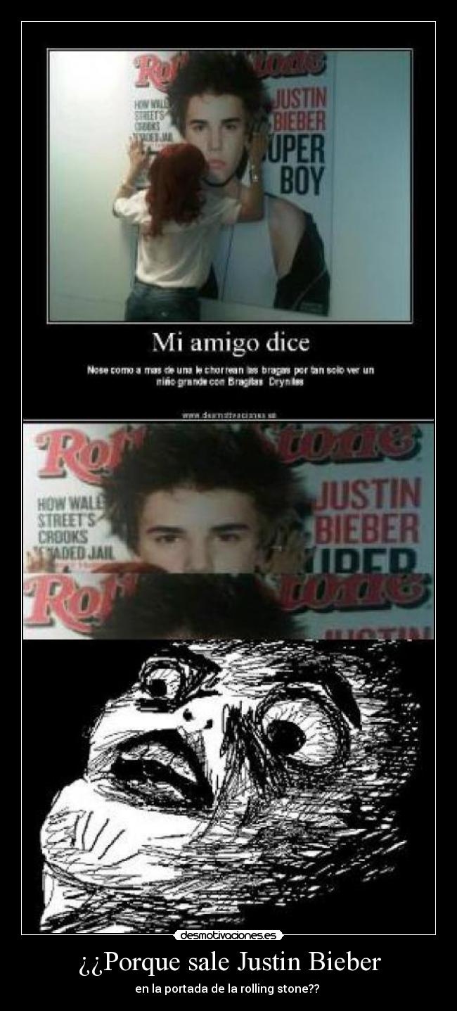 ¿¿Porque sale Justin Bieber - en la portada de la rolling stone??