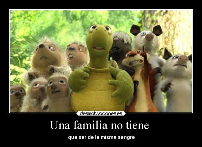 Una familia no tiene -