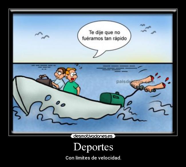 carteles deportes exceso velocidad desmotivaciones