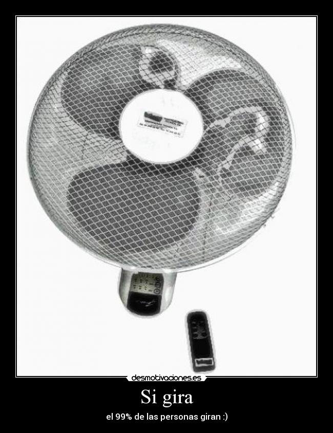 Si gira - el 99% de las personas giran :)