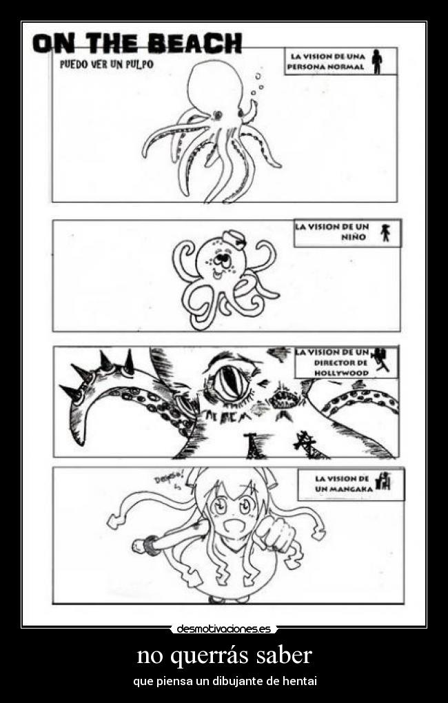 no querrás saber - que piensa un dibujante de hentai