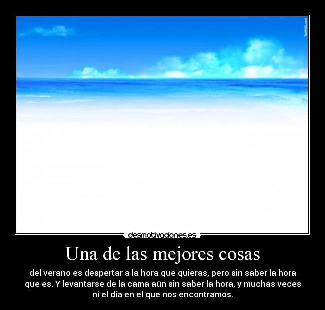 Una de las mejores cosas - 