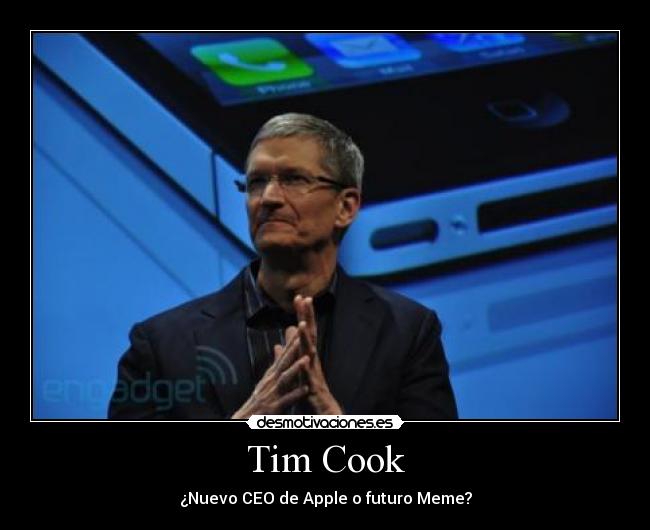 Tim Cook - ¿Nuevo CEO de Apple o futuro Meme?