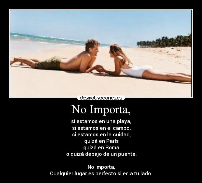 No Importa, - 