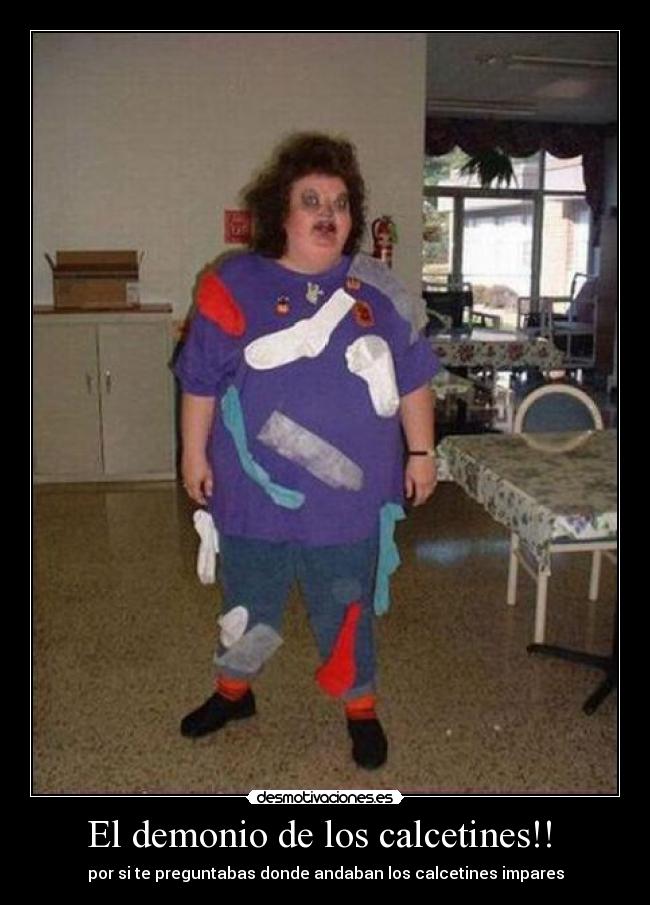 El demonio de los calcetines!! -