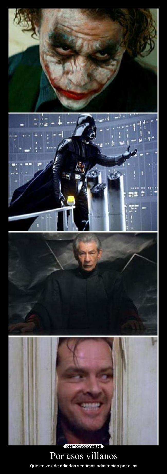 Por esos villanos -