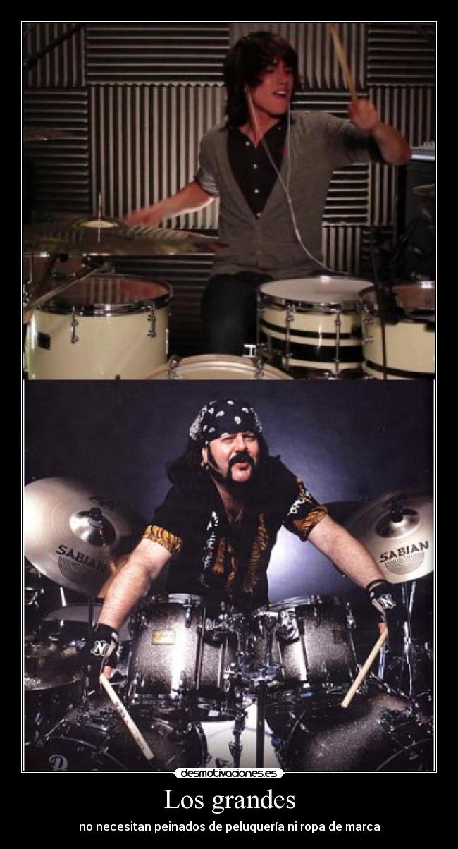 Los grandes - no necesitan peinados de peluquería ni ropa de marca