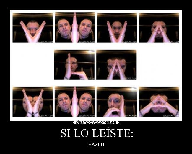 SI LO LEÍSTE: -
