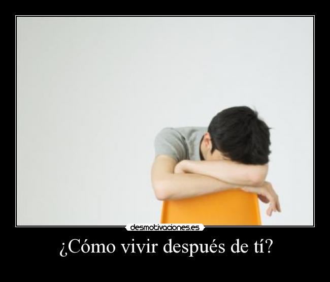 ¿Cómo vivir después de tí? - 