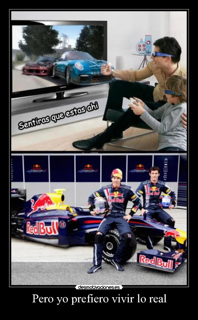 Pero yo prefiero vivir lo real -