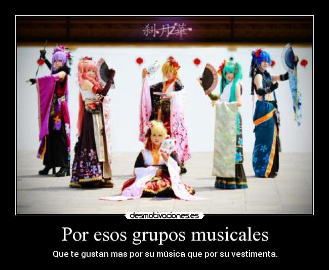 Por esos grupos musicales - 