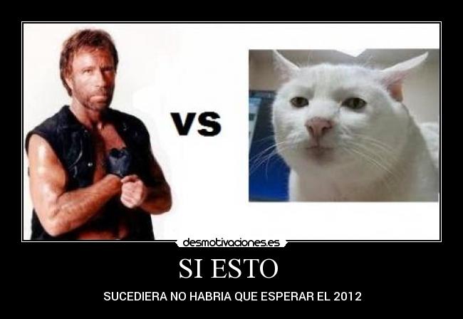 SI ESTO - SUCEDIERA NO HABRIA QUE ESPERAR EL 2012