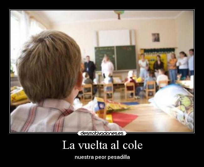 La vuelta al cole -