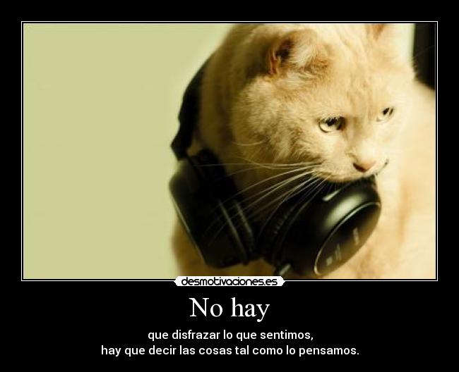 No hay -