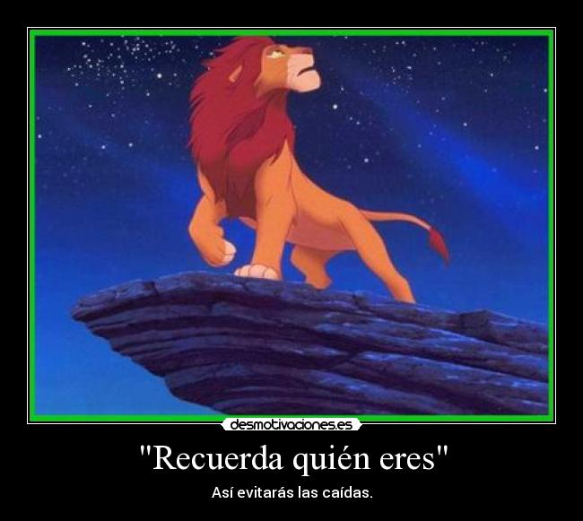 Recuerda quién eres -