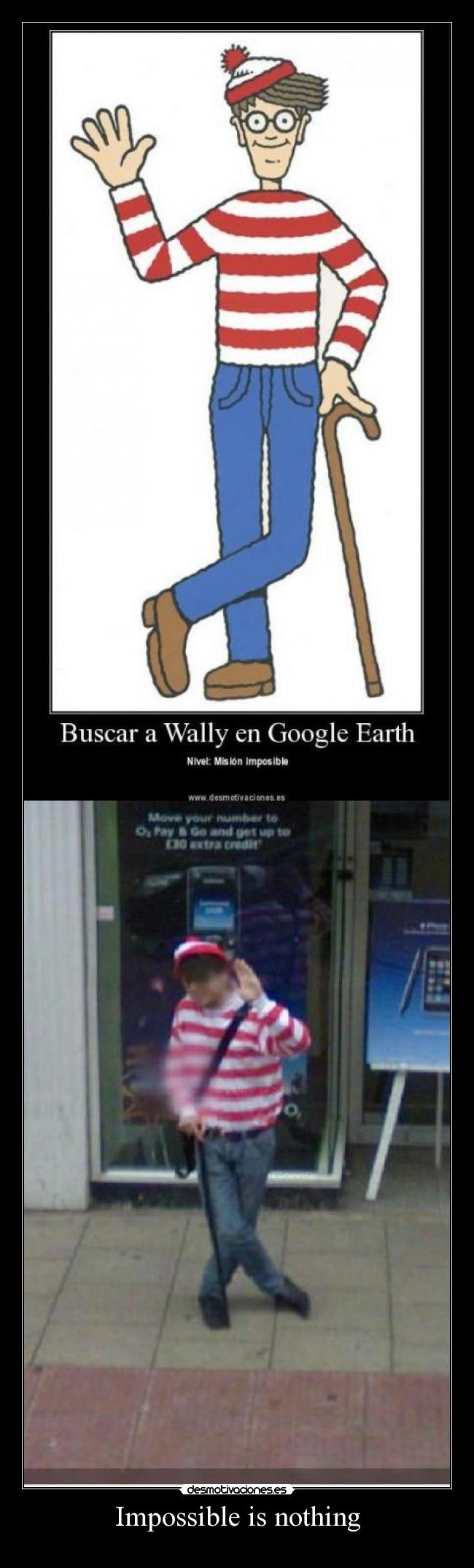 carteles wally impossible imposible desmotivaciones