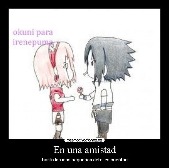 En una amistad -