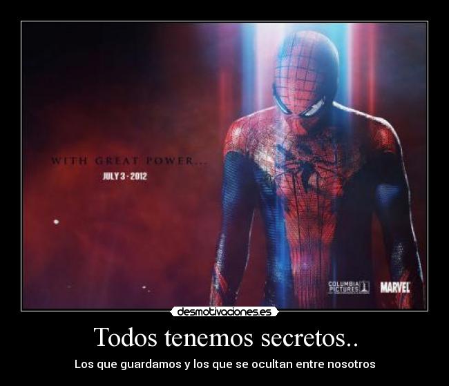 Todos tenemos secretos.. - Los que guardamos y los que se ocultan entre nosotros