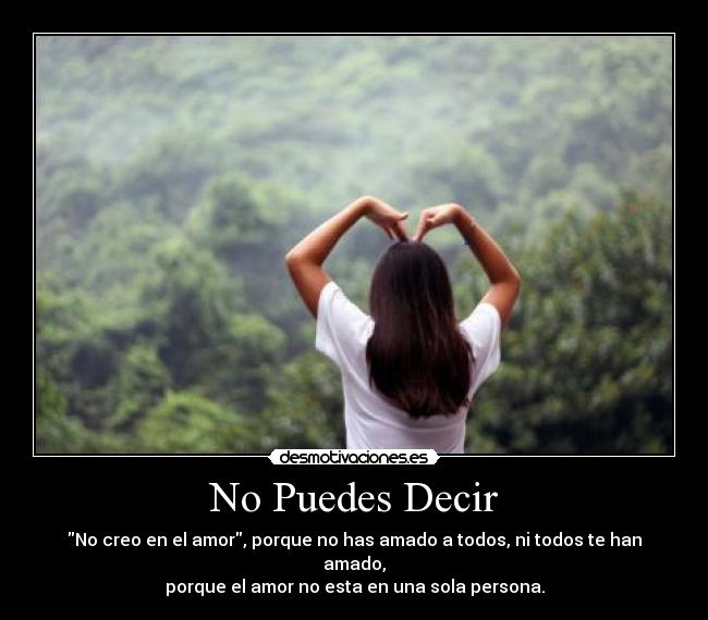 No Puedes Decir -