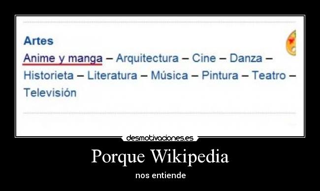 Porque Wikipedia - nos entiende