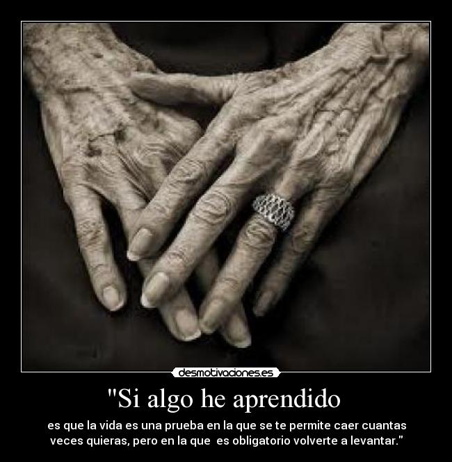 Si algo he aprendido  - 