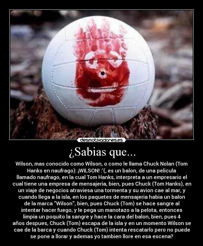 carteles sabias que wilson desmotivaciones