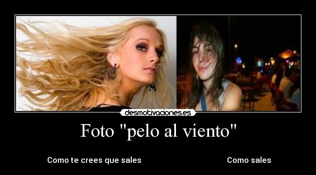 Foto pelo al viento -