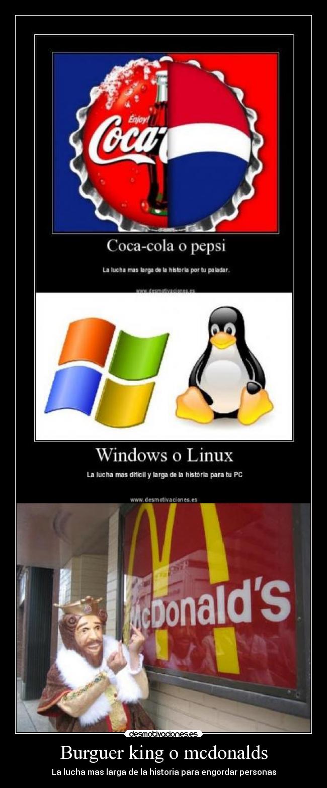 Burguer king o mcdonalds - 