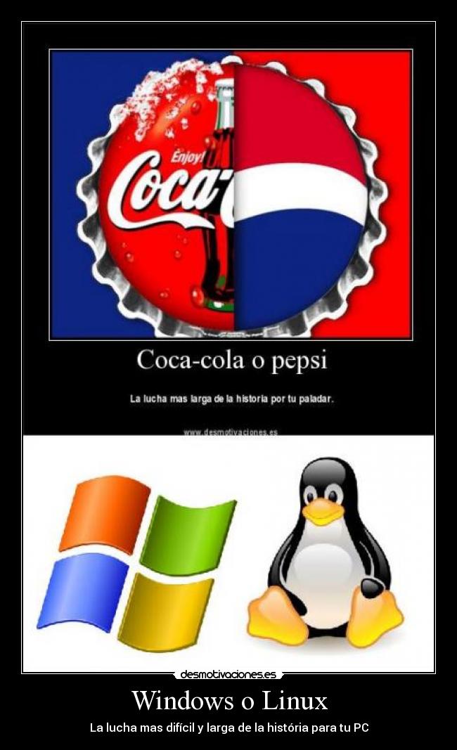 carteles windows linux desmotivaciones desmotivaciones