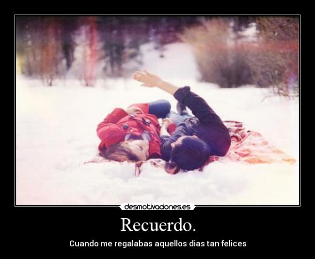 Recuerdo. - 