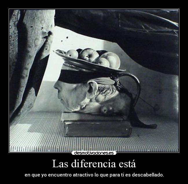 Las diferencia está -