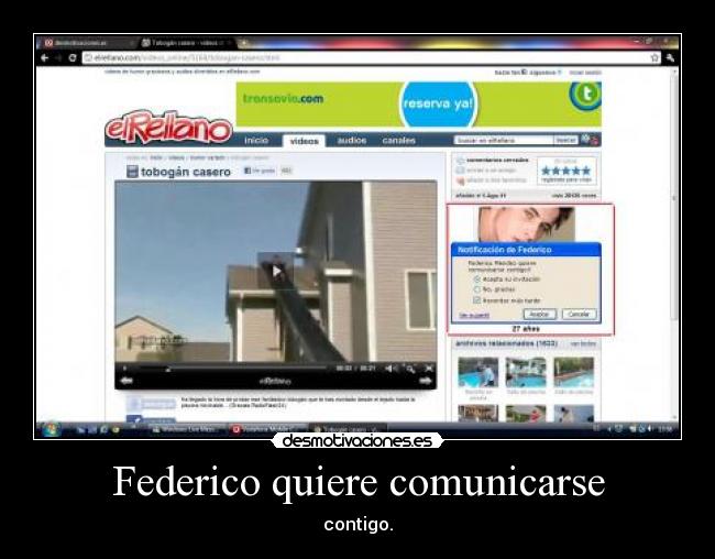 Federico quiere comunicarse - contigo.