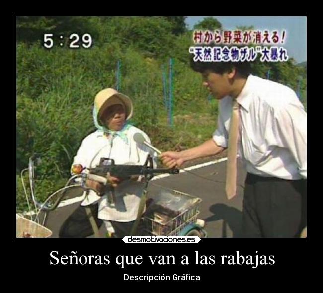 Señoras que van a las rabajas - 