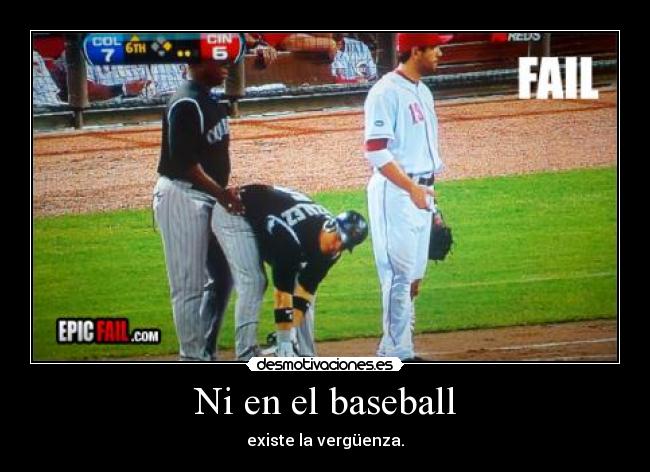 Ni en el baseball -