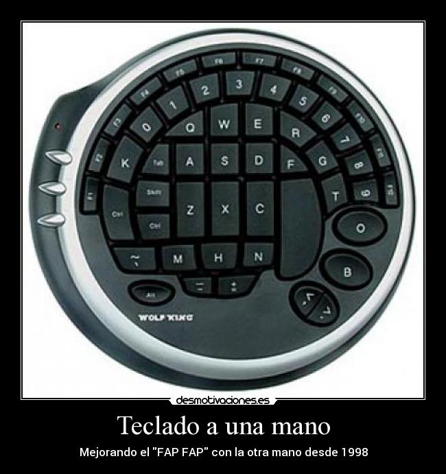 Teclado a una mano -