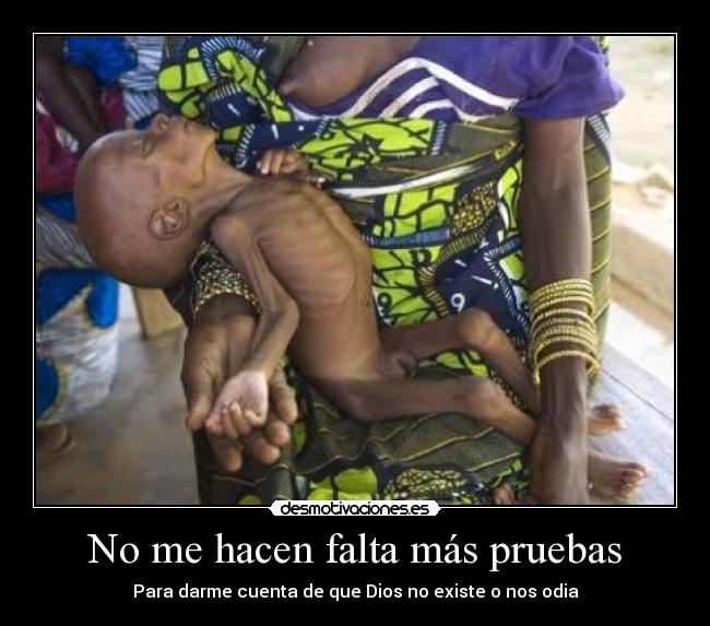 No me hacen falta más pruebas -