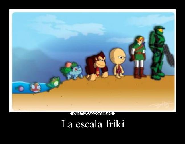 La escala friki -