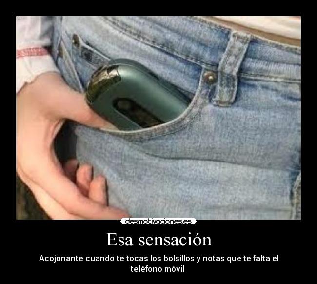 carteles tocarse los bolsillos notar que falta algo importante desmotivaciones