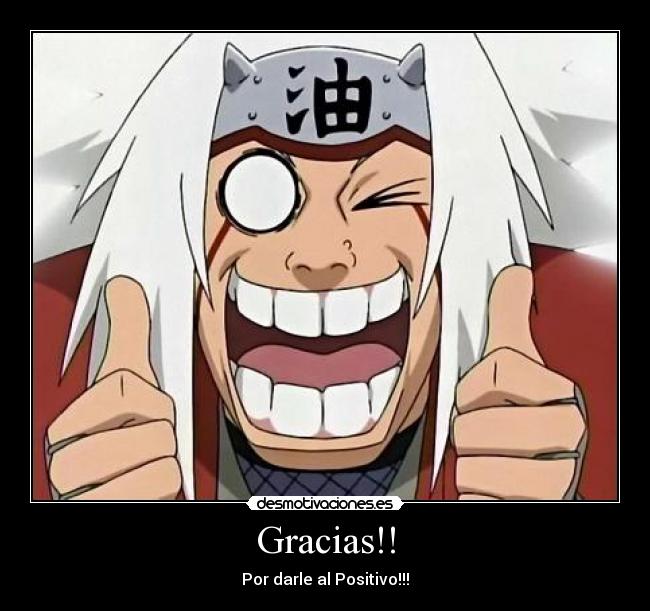 Gracias!! - Por darle al Positivo!!!