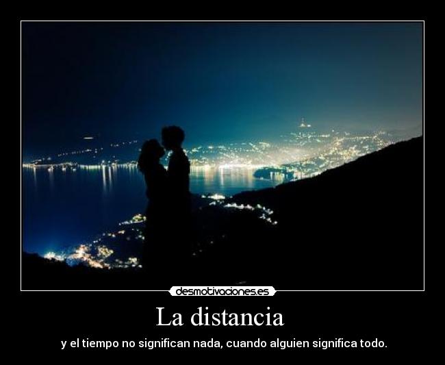 La distancia -