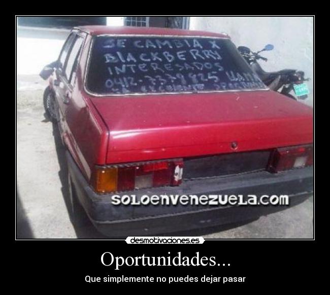 Oportunidades... -
