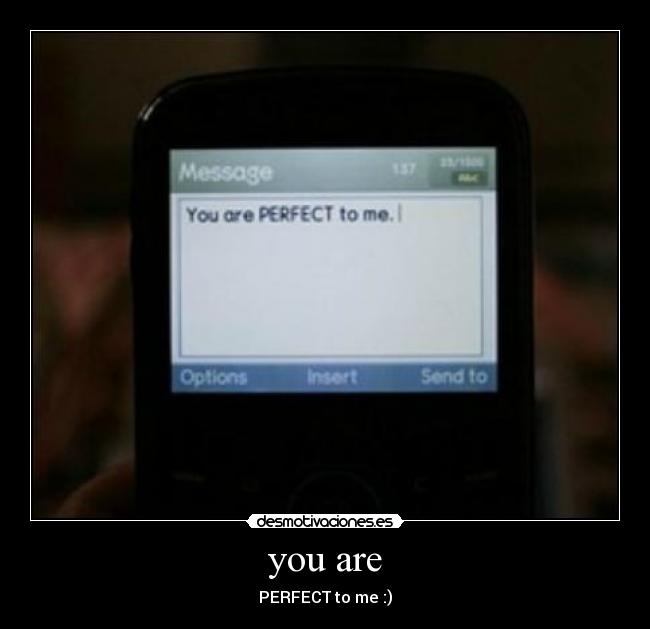 you are - 